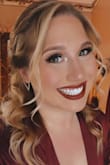 I love these! Just a modern, elegant yet sleek look. They are my go-to earrings for weddings and just about every outfit. - Lindsay M.