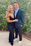 I got this dress for a sorority formal and I love it! The material is great quality and it actually wasn't too long with heels. The v cut was a little low for me but for those with a smaller chest it should be fine. - Sarah S.