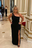 I absolutely loved this dress. It was the first one I found when I started searching for my cousins wedding. Lulus was wonderful to work with. They helped with sizing, I ordered 3 different styles & was able to return 2 super easy! Free shipping! I would definitely shop lulus again!
This dress was the perfect mix of elegant but still sexy! I loved the cut out & the slit to show off my shoes! - Stephanie S.