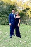 I was the MOH in an outdoor garden wedding this fall and it was the perfect dress. The size was great, the material was comfortable and didn't wrinkle at all, and it was easy to sit and dance in. I wore sticky bra with it and clasped in the front! I had to get it hemmed but other than that it was ready to wear. It's a little hard to lift your arms above your head but a small price to pay for such a well designed dress! - Caroline B.
