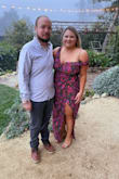 This dress is so cute - I got tons of compliments on it. It was tough to zip closed, but managed. With a pretty big bust, I had to fashion tape the front to not come down (couldn't wear a bra - couldn't fit one in). All in all, loved it! - Colleen H.