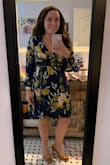 The satin material is well made. The wrap made it fit perfectly and tied to my waist. It was perfect for a fall wedding!! - Noelle L.