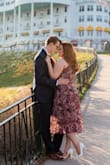 I wore this for my engagement photos on Mackinac Island and this was PERFECT! The fit is so flattering, and I am certainly not a size 0, so that is a feat within itself! The pattern is beautiful, and the colors are so flattering. This is such a dynamic dress, and even after my engagement session I have worn this to several weddings and can wear this for many, many more events in the future. Easy to throw a shawl over for a cool spring day or pair with some white heels for summer. If you are on the fence, do yourself a favor and get yourself this dress! - Natalie G.