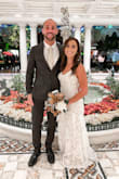 Absolutely loved my dress!! If your shorter, be warned that it's VERY long. My mom was able to hem it up for me and it looked perfect!  Very comfortable beautiful!  Can't believe it was under $100. I purchased the belt from Amazon for $20 and it added so much to the dress!  She also added a rhinestone button on the back so I could bussle the back up to keep it from dragging (even though it still did drag because I changed out of my heels into flats later)  Highly recommend! - Miranda A.