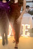 Absolutely breath taking dress! The dress is very stretchy so I suggest sizing down for a more fitted look. - Briseida S.