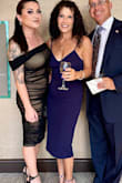 I wanted a dress for a wedding that wasn't a basic black dress. I wanted something in blue to match a pair of smoking hot shoes I purchased. And I'm 56 and didn't want an old person frumpy dress. The top of the dress shows just enough to be enticing and the length keeps it classy. The material like other reviews have said is thicker than I expected which was nice. Fit was perfect. Didn't even need to wear a bra. Got so many compliments on it. - Janice R.