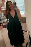 Absolutely loved this dress! Perfect for a fall wedding in FL!  If you have a bigger chest it will run tight but I still loved they way it looked. - Ashley J.