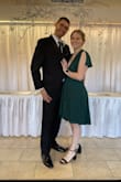 I loved this dress, I usually wear a small from Lulus, but definitely could've sized up for more coverage. I had to wear sticky boobs due to the cut on the dress, but it was very elegant - Catie T.