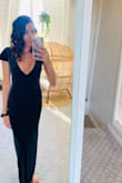 Absolutely gorgeous! The material is super soft and comfortable!! Perfect length! Can't wait to wear this to a wedding! - Emily M.