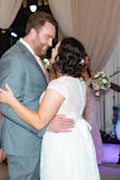This dress definitely needed alterations when it first arrived, but it worked perfectly for my wedding reception! I was comfortable and able to move in it! - Ana M.