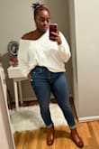 Cute & comfy! I wore this for a chill date night, perfect for the fall season. - Tanika C.