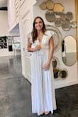 This jumpsuit fit perfectly! I wore it to my bridal shower and I received so many compliments! - Kylie K.