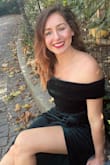 Fits really nicely and it is a beautiful color. Got a lot of compliments and it kept me warm at an outdoor wedding! - MariaFlavia D.