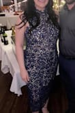 Sooo cute and flattering!! Usually, I order a size large but I was 12 weeks pregnant so I sized up just in case! Fit well. - Catalina O.