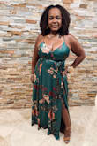 The dress fit perfect. I took it to the dry cleaners to steam it for my bonus daughter's wedding and the owner of the cleaner was so impressed with quality of the dress she called it a jewel. I got so many compliments and my husband loved it. - Lakeisha G.