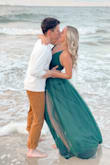 I bought this dress for engagement photos and I loved it. It was long in me, but I was barefoot and I'm only 5'2! The adjustable straps were also a lifesaver. I recommend this dress! - Kalee P.