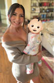Beautiful dress that fit like a glove and worked well to breastfeed my infant daughter! Absolutely love it! - Stephanie D.