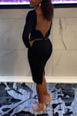 The dress is gorgeous and my only complaint is that, it would slip off my shoulder at times. I would think someone with broader shoulders wouldn't have the issue. - Monique B.