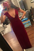 Ordered for a January black tie event. It's a little loose but I'll get it taken in a bit. It's pretty on. - Shelly D.