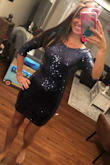 Ordered to wear for New Years Eve and love it!! = fits great and so pretty!! - Shelly D.