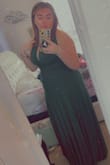 It's a beautiful dress. It's is a little heavy so you might sweat a little if it is hot but I love it overall. - Abbie S.