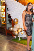 This dress is just everything and so gorgeous!
I feel like a queen evetime I wear it. It is true to size and holds tight your curves. Very delicate sequins so you will not be like a Christmas tree :))) - Mariela K.