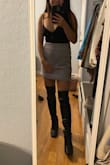 These fit perfectly on my 5'0 frame! Was afraid the boots would go too high up the thigh but they're perfect- a couple of inches above the knee. - Sherry C.