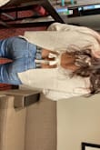 Love this sweater, wish it came in other colors!!! A little on the big size but wouldn't size down. - Angela K.