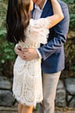 I was skeptical about the sleeves on me, personally, because as someone with a shorter stature I wasn't sure if it would look awkward. After trying on the dress, I was thoroughly satisfied and pleased.  It was simple yet elegant and, yes, the sleeves were really cute. - Nujsaubnusi V.