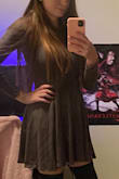 Very cute dress. Not too long and not too short. I bought some over-the-knee boots form Lulus to wear with! - Brittany J.