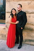 I got this dress for my prom in 2020, and even though my prom was cancelled, I was still able to wear this dress to two other occasions. It is super comfortable and flattering, and just all around great! (felt free to eat a big dinner and not worry about being stuffed hahah) To be a little more conservative, I sewed the bottom of the V neck together about 3 inches, and it still looked great. I hemmed the dress as well because I wanted to wear flats with the dress, but if you're my height and wear heels I'm sure you'll be fine. Overall, 11/10. Got so many compliments from strangers both times I wore the dress! - Lauren H.