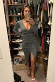 Fits perfectly, not too tight but hugs you in all the right places. Bought for a NYE wedding. It has just enough sparkle to be a fun and different dress! - Francesca S.