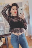 In love with this top is so cute! The color the fit the quality is the best! - Gina O.