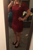 This dress was super cute. The only downfall was the length of the dress, it felt a little too short for me. I ended up returning it because I found another dress at Lulus. - Carlye B.