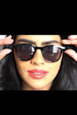 So basically- I LOVE THESE. They are chic and affordable and go with literally any outfit. I wear them all the time. Lulus makes the best sunnies. I love the connector part on the nose because it grips just enough, without moving my makeup around. This compliments a smaller square/heart-shaped face and yep, I'm obsessed! - Nawaal F.