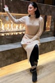 Love this dress, it has a very thick material so it definitely will keep you warm in the colder weather. It fit true to size the small fit perfect. - Nicole M.
