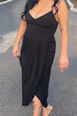 The amazing dress I would give 5 stars if it had just a little more stretch to it in the chest and stomach areas. - Nichole G.
