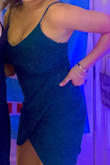 This dress worked really well for me and I got a medium. It wasnt too tight or too long and everyone loved it! - Allie M.