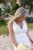 Wore these earrings with my wedding dress and they were so beautiful. The earrings are a staple for your closet. Highly recommended!! - Mairelys A.
