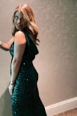 This dress is so comfortable and super flattering. Elegant without being too much. Color is beautiful! Great fit! - Lily D.