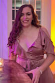 This was the perfect flowy dress for the 70s themed wedding I attended(but also will be great for other events!) my only issue is the button for the chest never stayed closed. I would breathe open and it would open right up- which is silly because I don't have a large chest. I ended up using fabric tape on my sticky bra- it worked but I was checking it pretty much all night. It also was long on me, but I wore 3" heels to help with that! - Sarah M.