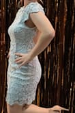 The dress came on time and looks beautiful. - Stacy S.