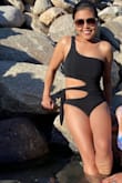 I love this suit, it is beautifully cut. Shows off skin tastefully. - Tina A.