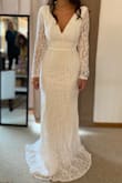 I absolutely loved this dress. The fit and quality were amazing. The only reason I did not pick this dress is that it was too fancy for a casual beach wedding. - Lexi M.