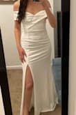 I wanted to love this dress. It's so flattering, but the material was way too thin. You could see every inch of fat on the body and I swear it was see-through. Personally, I wouldn't wear it in public, but if that's your vibe then go for it! - Alexa R.