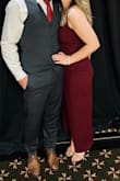 The color is great, and the dress is very comfortable. I did use a clasp to connect the straps in the back so the bust felt more secure, but that was an easy fix. :) - Callie S.
