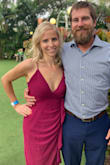The dress was gorgeous to wear at a fall wedding. It's fitted and definitely a XS. - Kassandra B.