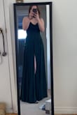 The dress is great it fits a little snug when zipping it up but that's alright. It will be great for a wedding. Good quality dress. - Martina K.