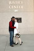 My husband and I eloped 2 weeks ago. I needed a dress quick. This dress is super flirty yet elegant. I wore some white pearls and some heels. I felt super pretty. The dress is a little retro yet modern. The fit is perfect and super flattering. The material is thick so it was perfect for my November elopement. The only complaint I have is that it does wrinkle easily. This was my first purchase from Lulus and I am satisfied! - Madisen M.