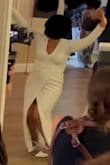 Got this dress for my wedding. Went perfectly with my fall theme, very comfy, and everyone LOVED it! I will say the sequence will fall everywhere, but it's not noticeable. Danced my heart out in this dress. - Jasmine W.